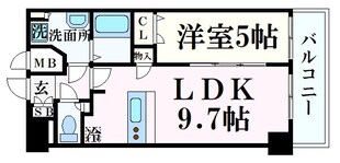 プレサンス三宮ポルトの物件間取画像